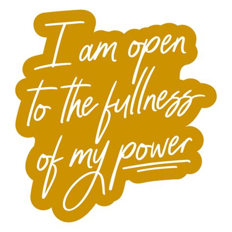 Power Affirmation Quote Lettering Png And Svg Design For T Shirts