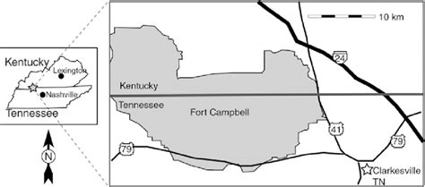 Fort Campbell Gate Map