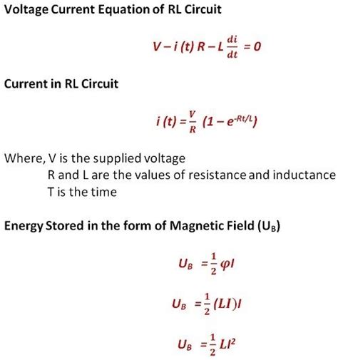 Rl Series Circuit Equations - Tessshebaylo