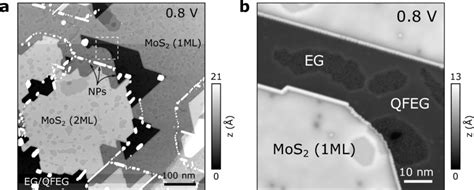 Figure S Monolayer And Bilayer Mos On Eg And Qfeg A Large Scale