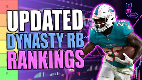 Updated Dynasty Rb Rankings Tiers Dynasty Fantasy Football Running