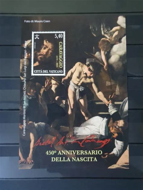 Vaticano Anniversario Della Nascita Di Caravaggio Foglietto