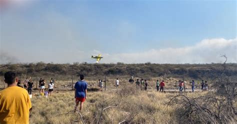 Mientras Surge Un Nuevo Foco De Incendio En Luján En El Piedemonte