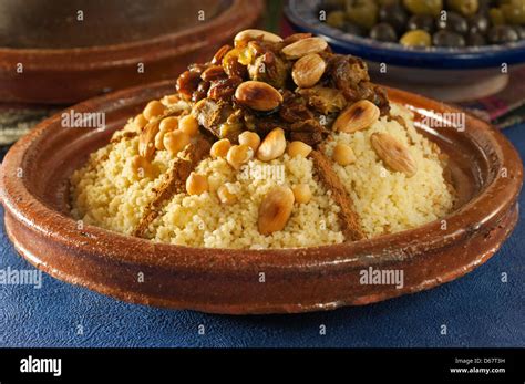 Couscous De Tajine D Agneau Marocaine Banque De Photographies Et D