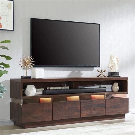 Wooden Tv Table Design Stylish Contemporary Living Room Design By