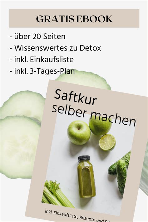 Saftkur Rezepte F R Tage Inkl Einkaufsliste Und Plan Lykke Life