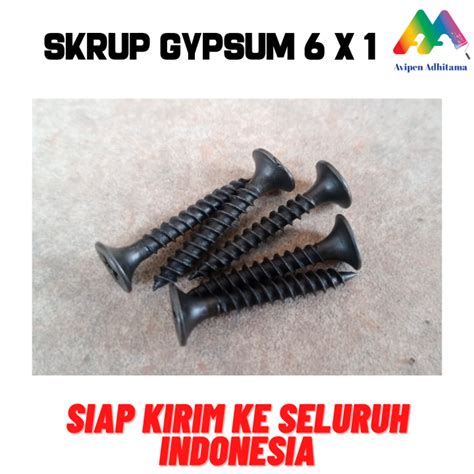 Skrup Gypsum Skrup Gipsum Kayu Drywall Uk X Isi Pcs Lazada Indonesia