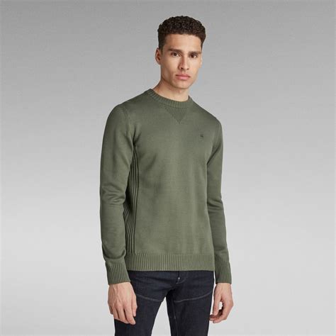 Classic Sport Knitted Sweater Green G Star Raw®