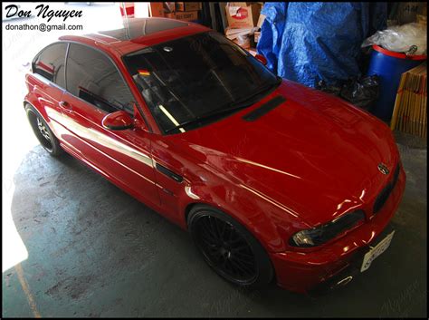 Bmw M3 E46 Coupe Gloss Carbon Fiber Roof Vinyl Car Wrap