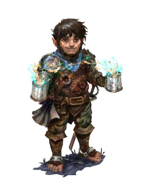 Male Halfling Cleric Of Cayden Cailean Pathfinder Pfrpg Dnd Dandd 3 5 5e 5th Ed D20 F