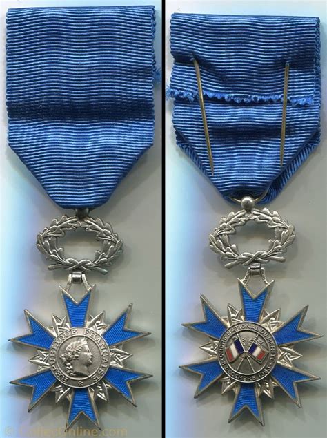 M Daille De L Ordre National Du M Rite Chevalier Militaria