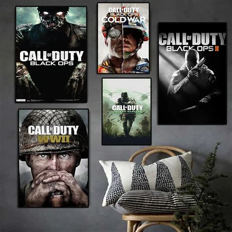 Carteles De Juegos De Call Of Duty Im Genes Art Sticas De Pared Pintura