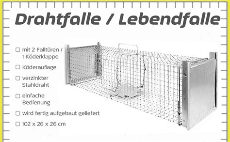 Petigi Lebendfalle Marder Rattenfalle Lebend Wiesel Garten Kaninchen