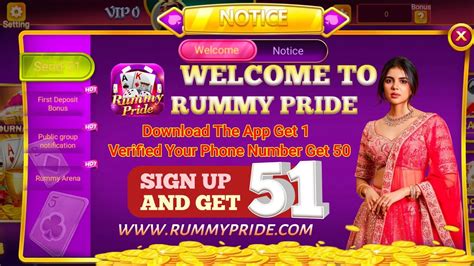 Rummy Pride L New Rummy App Launch Today L Rummy Bonus 50 Rupees Free L