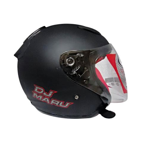 Jual Kyt Dj Maru Helm Half Face Black Doff Di Seller Zahra Shop Store