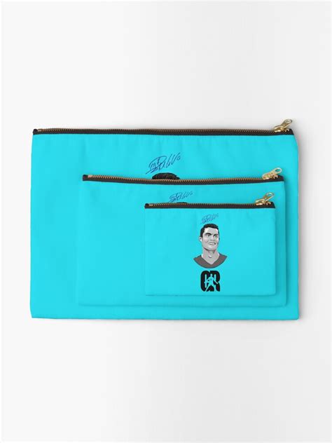 Cristiano Ronaldo Zipper Pouch For Sale By 3diffuse Redbubble