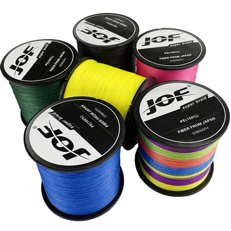 JOF 4 Strands Braided PE Fishing Line 300M 500M Strong Braided Fishing