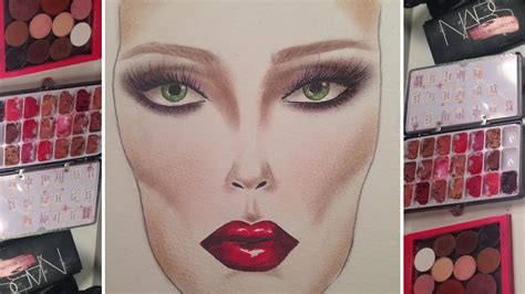 КАК СОЗДАТЬ КРАСИВЫЙ ФЭЙС-ЧАРТ ( FACE CHART) - YouTube