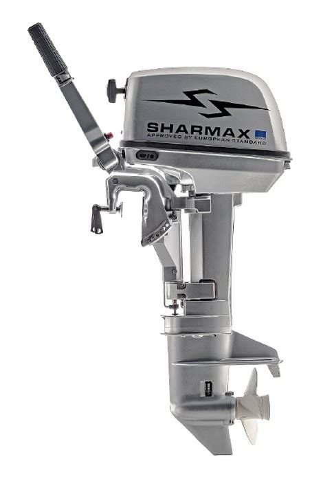 Лодочный мотор SHARMAX SM9.8HS 9.8 л.с двухтактный - купить в Москве за ...