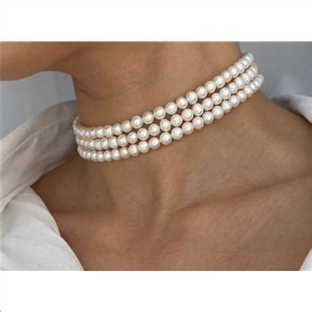 Row Fresh Water Pearl Choker Property Room