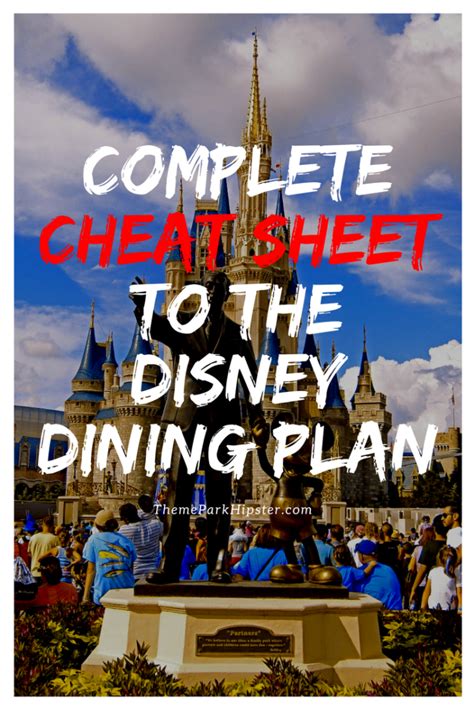 Walt Disney Dining Plan Ultimate Guide And Tips Themeparkhipster