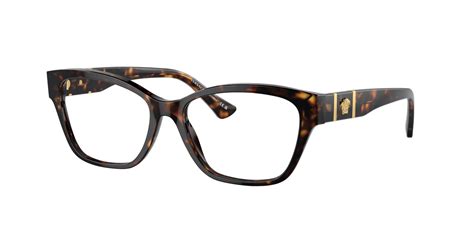 Versace Ve3344 Havana Eyeglasses ® Free Shipping