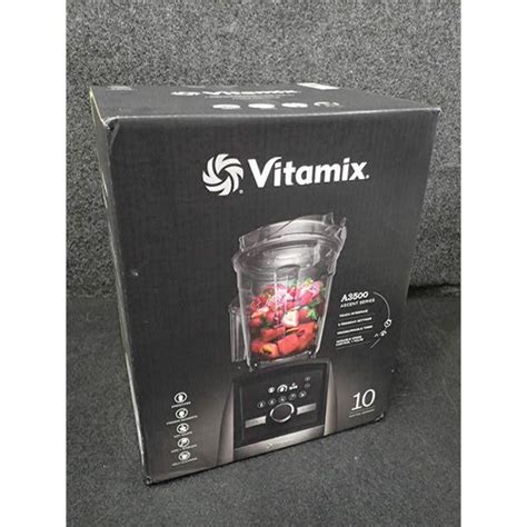 Vitamix Vm0185 A3500 Ascent Series Touch Interface Blender Brushed Stainless Ebay