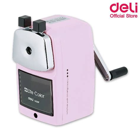 Deli 0620 0620f Pencil Sharpener กบเหลา ดินสอแบบ ยืดโต๊ะ Shopee