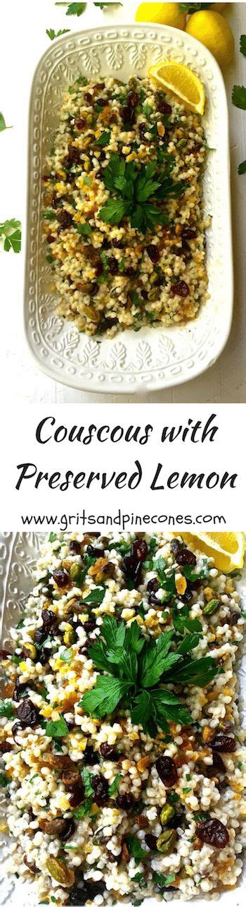 Pearl Couscous With Preserved Lemon Recipe Vegetable Side Dishes