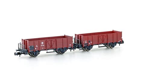 Modellbahn Scheierlein Hobbytrain H24351 2ER SET OFFENE GÜTERWAGEN