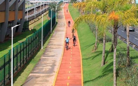 Integrada Ao Projeto Paisag Stico Do Metr Ciclovia Km De