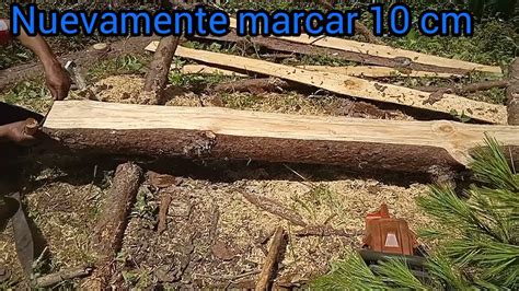 C Mo Aserrar Madera Con Motosierra Polines How To Saw Wood Youtube