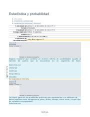 Estad Stica Y Probabilidad Modalidad De Ex Menes Semana Pdf