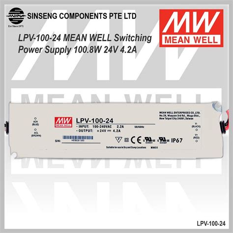 Lpv Mean Well Lpv Power Supply Lpv W V A