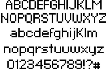 pixel fonts | Minecraft font, Pixel font, Minecraft tattoo