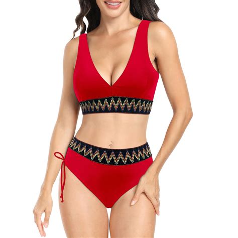 Xuapaodt Summer Two Piece Swimsuitbikini Set For Women Bathing Suit