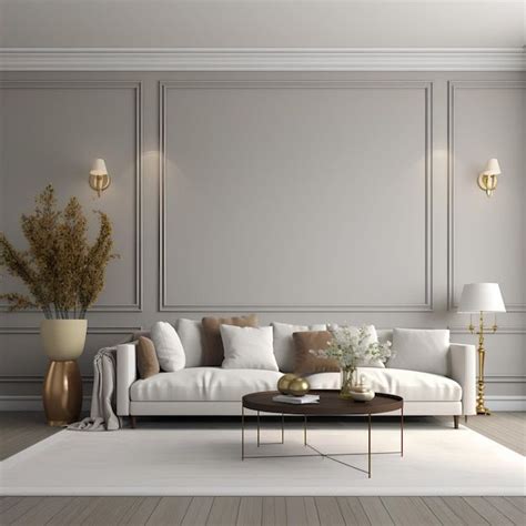 Premium Photo Living Room Mockup In A Colonial Style House In 2024