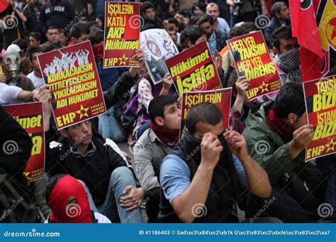 Gezi Park Anniversary In Istanbul Editorial Stock Photo Image Of