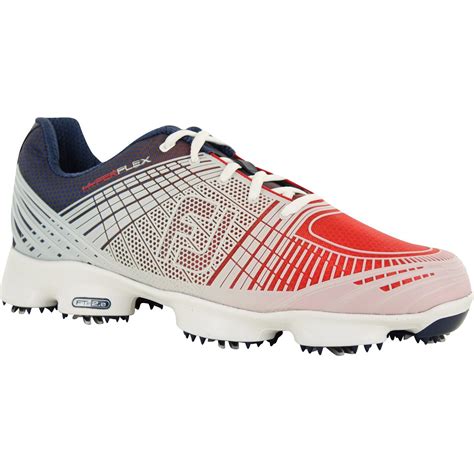 Footjoy Hyperflex Ii Previous Season Style Red White Blue 10 1 2 Medium Golf Shoes At