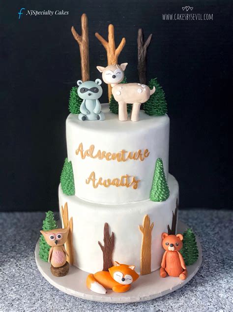Cakes by Sevil — Baby Animals Baby shower cake.
