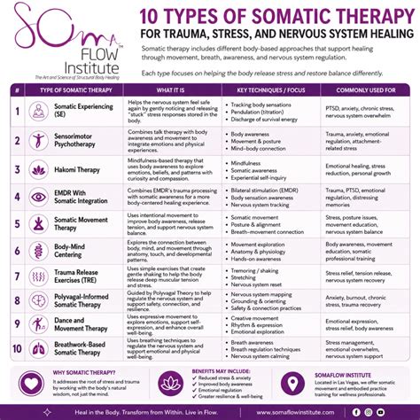 Different Types Of Somatic Therapy