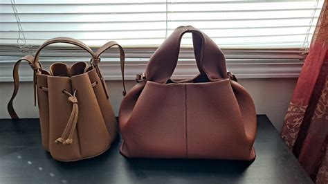 Polene Shade Comparison Between Camel And Cognac Bags Youtube