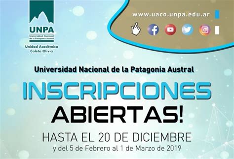 Siguen Abiertas Las Inscripciones Para Ingresar A Estudiar En La Unpa