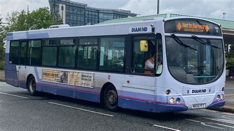 Diamond North West Volvo B7RLE Wright Eclipse Urban MX55 FFT 66906