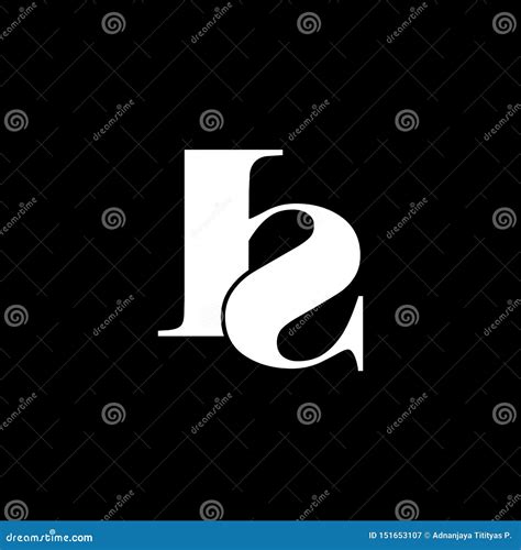 Letters Bs Linked Curves Simple Logo Vector Stock Vector Illustration