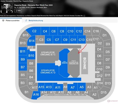 Depeche Mode Front Of Stage Stehplatz Tickets Kaufen Auf Ricardo