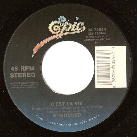 B Witched C Est La Vie Vinyl Discogs