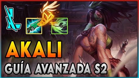 Gu A Avanzada Akali Lol Wild Rift Mec Nicas Combos Runas Build