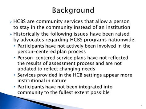 Overview Of The Hcbs Settings Final Rule Implementation Requirements