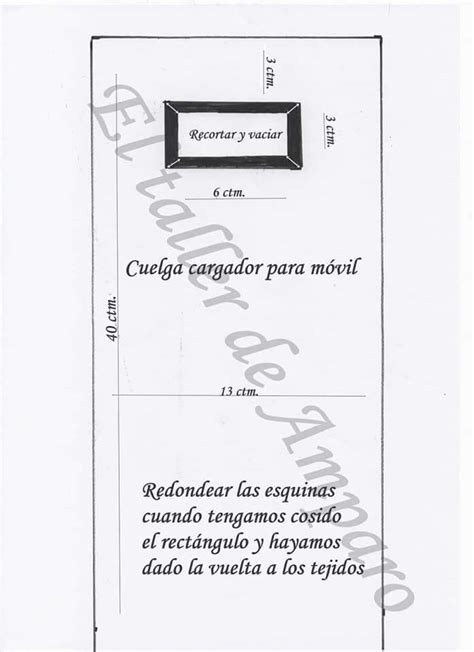 2 Moldes bolsa para crochê e porta carregador Molde para Artesanato